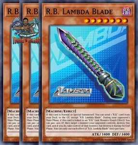 Yugioh! 3x R.B. Lambda Blade DOOD-EN091 Common 1st Ed NM - Picture 1 of 1