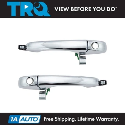 TRQ Front Chrome Outer Outside Door Handle Set for Dodge Magnum Chrysler 300 Foto 1 de 4