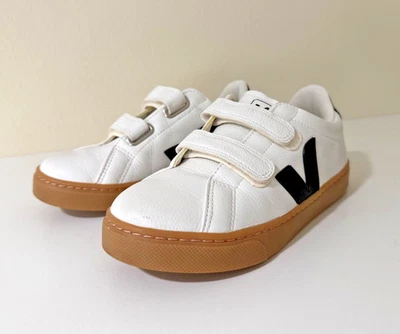 Zapatillas bajas unisex Veja Esplar blancas negras naturales NIÑOS talla 3 Foto 1 de 4