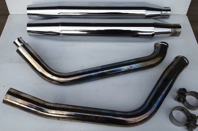 Silenciadores y tubos de cabezal 65842-07 Harley Davidson '07-'11 Softail genuino OEM Foto 1 de 4