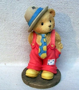 Peluches Enesco Cherished Logan 1996 ""Love Is A Bear Necessity"" #103756 - Imagen 1 de 1