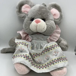 Vintage 1989 House of Lloyd Mama Mouse empty nester Stuffed Plush Toy eyelashes - Picture 1 of 6
