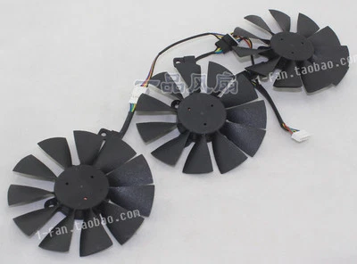 T129215SU For ASUS STRIX GTX980Ti R9 390 Original Video Card Cooling Fan  - Image 1 of 4