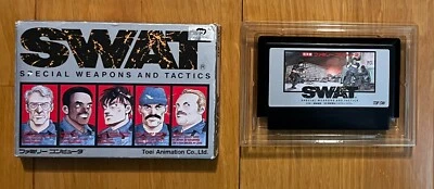 SWAT Special Weapons And Tactics Famicom Japan NES TOEI Nintendo 1987 - Image 1 of 4