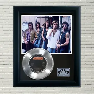 Bon Jovi "Living On A Prayer" Framed 45 Platinum Record Display - Picture 1 of 4