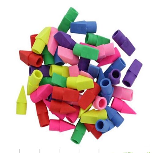 Eraser Caps, Pencil Top Erasers, Pencil  Erasers, Eraser Tops, Color Pencil3711