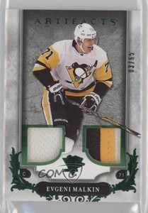 2018-19 Upper Deck Artifacts Emerald Material /65 Evgeni Malkin #4