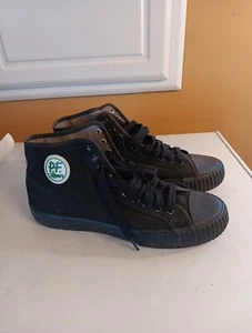 PF Flyers Sneakers Herren 11,5 Damen 13 schwarz Canvas High Top sandlot vulkanisiert - Bild 1 von 6