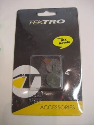 NUEVO - PASTILLAS DE FRENO DE DISCO TEKTRO - SE ADAPTA A 10X NOVELA Foto 1 de 4