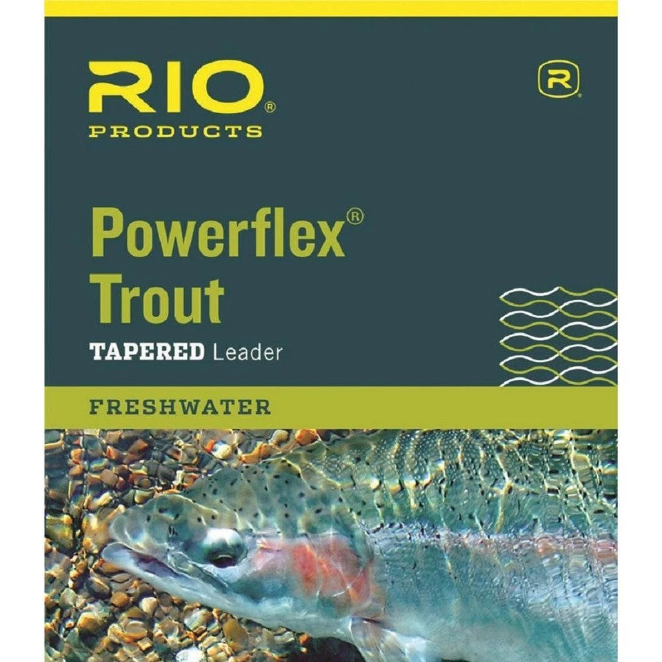Líderes de trucha cónicos RIO Powerflex 9 pies - Distribuidor oficial RIO Foto 1 de 1