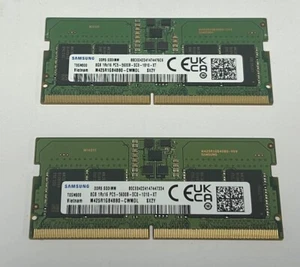 Samsung 16GB Kit(2x8GB) PC5-5600B DDR5 SODIMM Memory M425R1GB4BB0-CWM0L - Picture 1 of 2