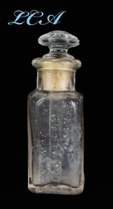 PEQUEÑA botella antigua HYNSON WESTCOTT DUNNING VENENO de yodo con TAPÓN DE VIDRIO ORIGINAL - Imagen 1 de 8