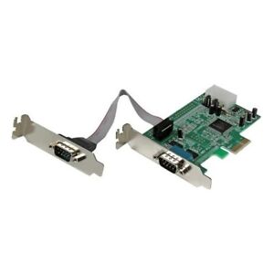 StarTech 2 Port Low Profile PCI Express Serial Card 16550 PEX2S553LP