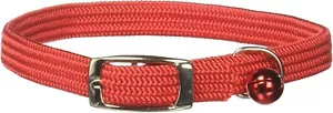 Kool Kat Elastic Cat Safety Collar with Bell, Red, 12" - Picture 1 of 1