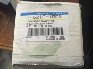 JOHNSON CONTROLS T-5210-1002 Temperature Transmitter, Factory Sealed - Picture 1 of 1