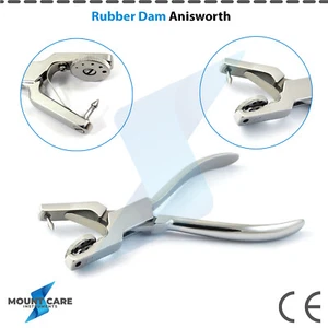 Ainsworth Rubber Dam Punch Pliers Forceps Orthodontic Dental Instruments - Picture 1 of 3