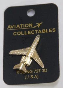 Boeing 727 3D USA Lapel Pin by Aviation Collectables NEW Old Stock - Photo 1/3