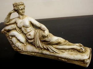 Greek Classical Vintage Statue of Lady Paulina Antique Finish - Picture 1 of 7