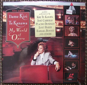 Dame KIRI Te KANAWA My World of Opera with Carreras Domingo Baker LASERDISC NEW - Picture 1 of 5