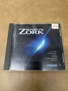 Return To Zork Infocom (PC, 1993) Game Windows Case + Manual! - Picture 1 of 3