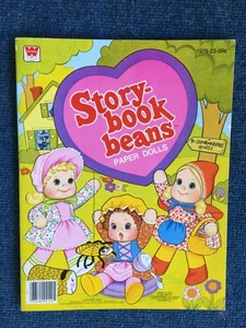 Maravillosas muñecas de papel Frijoles libro de cuentos 1980 vintage de Whitman TL1 - Imagen 1 de 2