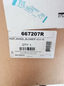 Blower Motor Wheel 10x10 HVAC Furnace  Fan Motor Wheel 667207 .50 CLW CC NIB - Bild 1 von 6