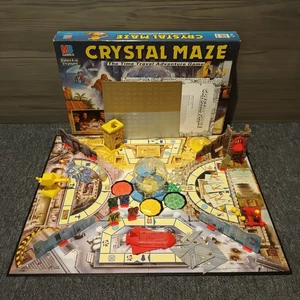 Vintage Crystal Maze Board Game MB Games 1991, 100% Complete With Instructions - Picture 1 of 24