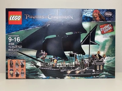 LEGO Пираты Карибского моря: Черная жемчужина (4184) новый запечатанный новый в коробке - Изображение 1 из 4