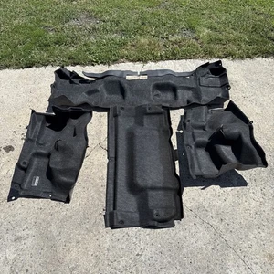 93-97 HONDA DEL SOL - TRUNK LINING CARPET TRIM SET - LEFT RIGHT CENTER OEM - Picture 1 of 5