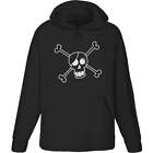 'Skull & Cross Bones' Adult Hoodie / Hooded Sweater (Ho022668)