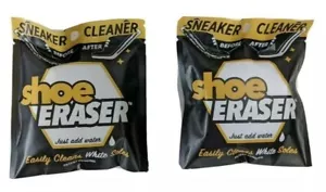 2 pack Sneaker Cleaner Shoe Eraser Sponge Easily Cleans White Sneakers & Soles - Picture 1 of 4