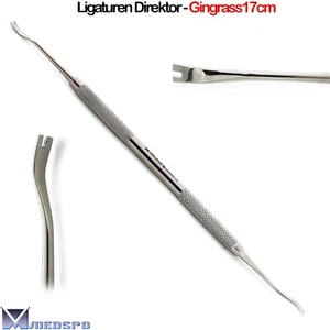 Gingrass Ligatur Direktor Ligaturenadapter Setzer Zahnspange KFO Zahnarzt Sonde - Bild 1 von 4