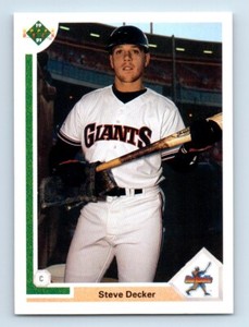 1991 Upper Deck Steve Decker Rookie San Francisco Giants #25