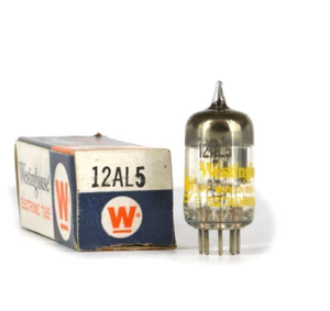 Lámpara de válvula de tubo 12AL5/HAA91 WESTINGHOUSE DE LOTE ANTIGUO válvula válvula tubo - Imagen 1 de 1