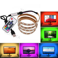 USB LED Stripe RGB Streifen Licht TV Hintergrund-Beleuchtung mit Fernbedienung