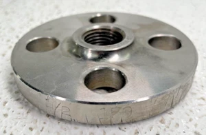Flangia filettata 1/2" 150 faccia rialzata acciaio inox F304/304L A/SA182 B16.5 - Foto 1 di 9