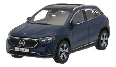 Modellino auto Mercedes-Benz EQA Progressive Line H243 pressofuso 1:43 blu denim - Immagine 1 di 3