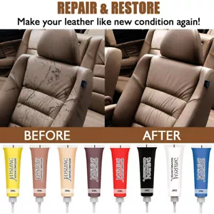 Heim Leder Reparatur Farbe Reparatur Paste Gel Reparatursatz 20ml ≌ - Bild 1 von 20