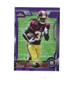 2015 Topps Chrome Purple Refractors #153 Matt Jones RC WASHINGTON REDSKINS - Picture 1 of 1