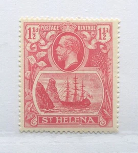 St. Helena KGV 1921 1 1/2d SG99b "Torn Flag" mint o.g. hinged - Picture 1 of 1