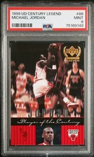 1999 Upper Deck Century Legends #86 Michael Jordan PSA 9 Player Of The Century