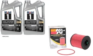 Mobil1 10W30 Full Synthetic Engine Oil - 10 Quarts w/K&N HP-7000 Oil Filter - Picture 1 of 1