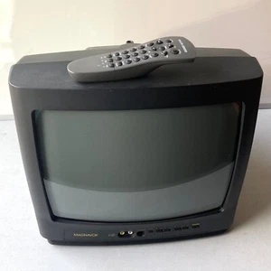 Magnavox MT1340B101 13" CRT TV w/Remote Control Video Gaming Game Retro Vintage - Picture 1 of 6