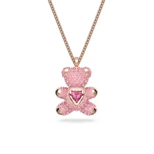 NWB Swarovski Teddy pendant Bear, Pink, Rose gold-tone plated - 5642976 - Picture 1 of 6