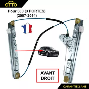 Mécanisme de lève-vitre avant droit pour Peugeot 308 - 3 portes - Foto 1 di 6