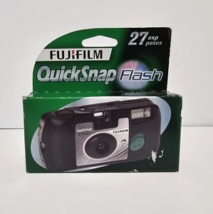 Película desechable Fujifilm QuickSnap 800 velocidades cámara flash 35 mm 27 exposiciones nueva de stock - Imagen 1 de 6