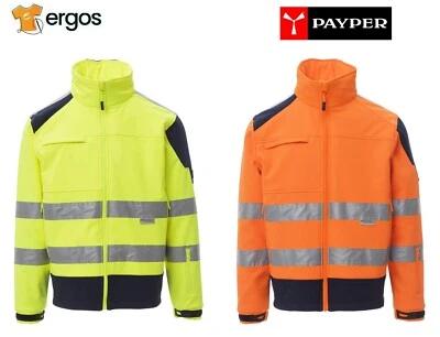 PAYPER Soft-Shell SCREEN Winterjacke Warnschutz Herren Reflektierend - Bild 1 von 2