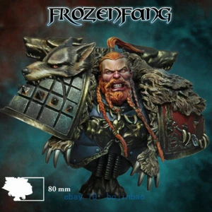 Kit de garaje sin pintar modelo busto a escala 1/10 80 mm Frozenfang - Imagen 1 de 2