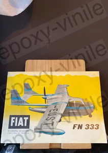 BROCHURE AEREO FIAT FN 333 STAMPATO A TORINO ITALIANO 1952 - Bild 1 von 3