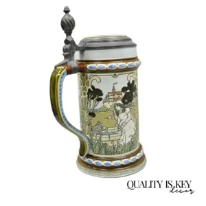Piedra de cerveza vintage Villeroy & Boch Mettlach 2901 Grimm Fairy Tales - Imagen 1 de 10